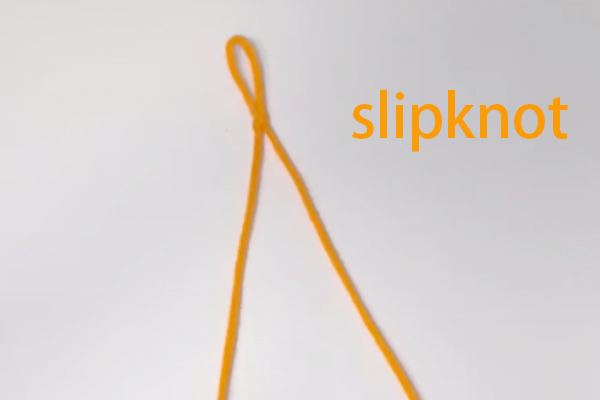 The third way to make a slipknot 
