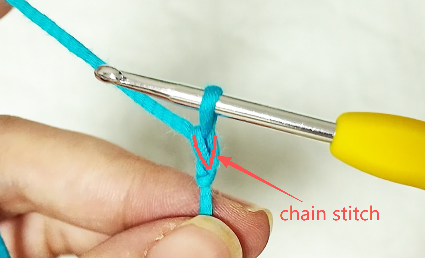 Chain Stitch (ch)