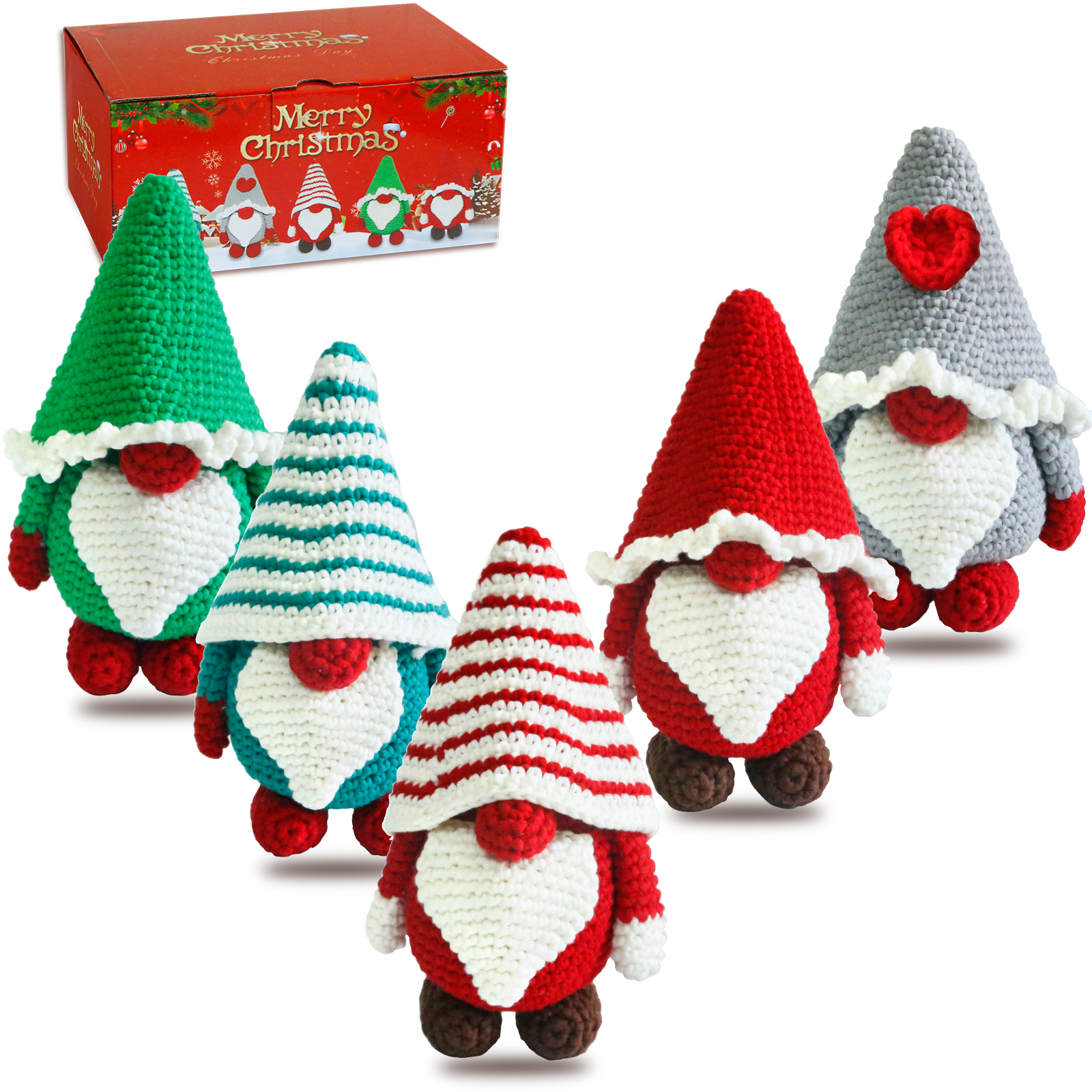 Christmas Gnome Crochet Kit 